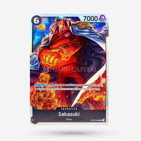 Sakazuki (OP02-099) Super Rare EN - CardCapital